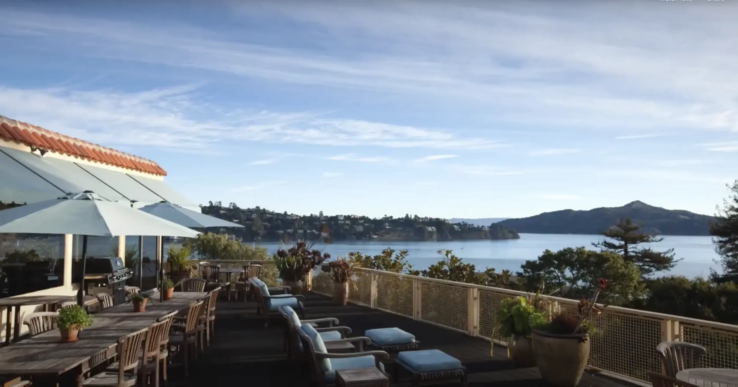 Alta Mira Recovery — Hillside campus in Sausalito, overlooking San Francisco Bay.