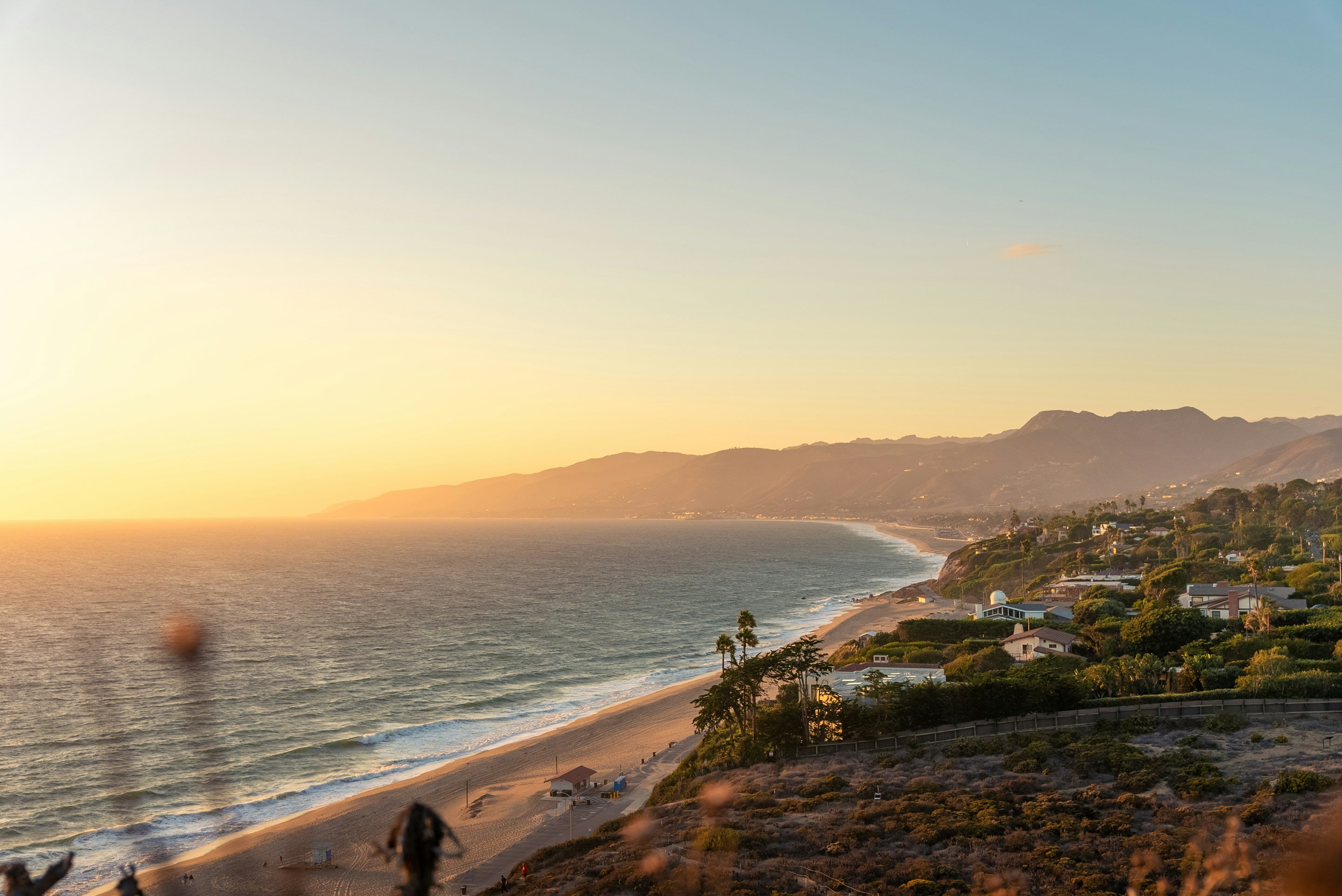 The Malibu coastline — scene-setting photograph, not the program's property