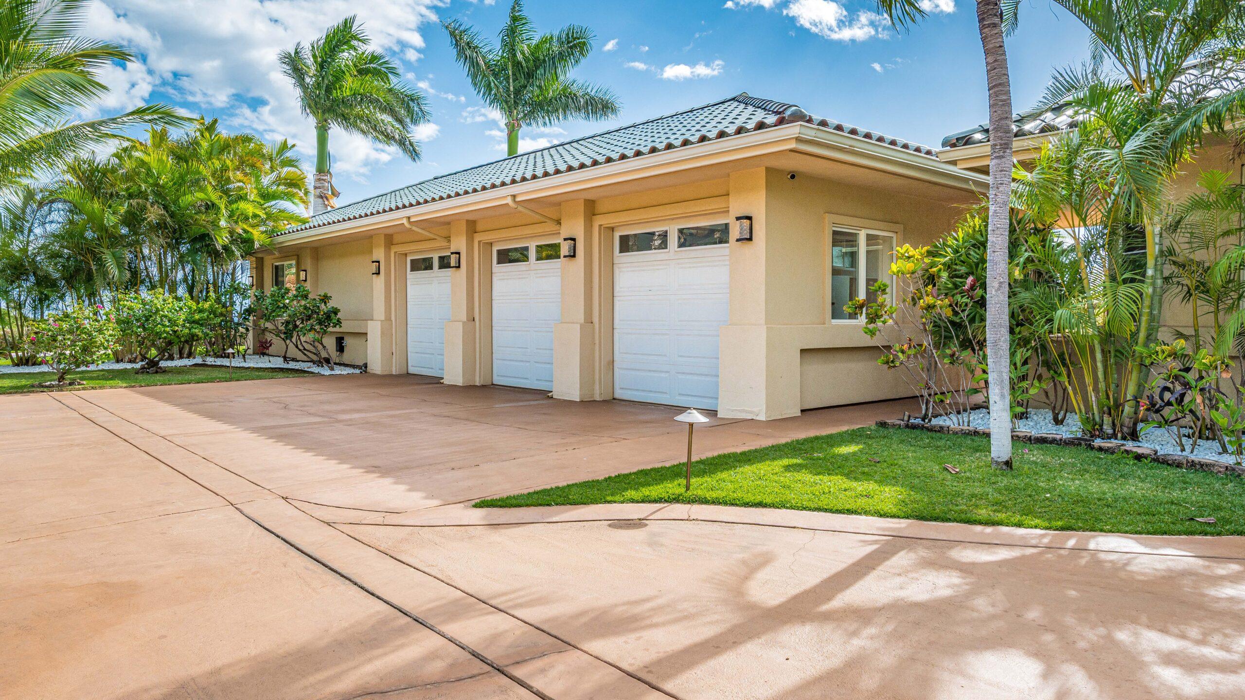 The grounds of a small residential recovery program on Maui, Hawaii